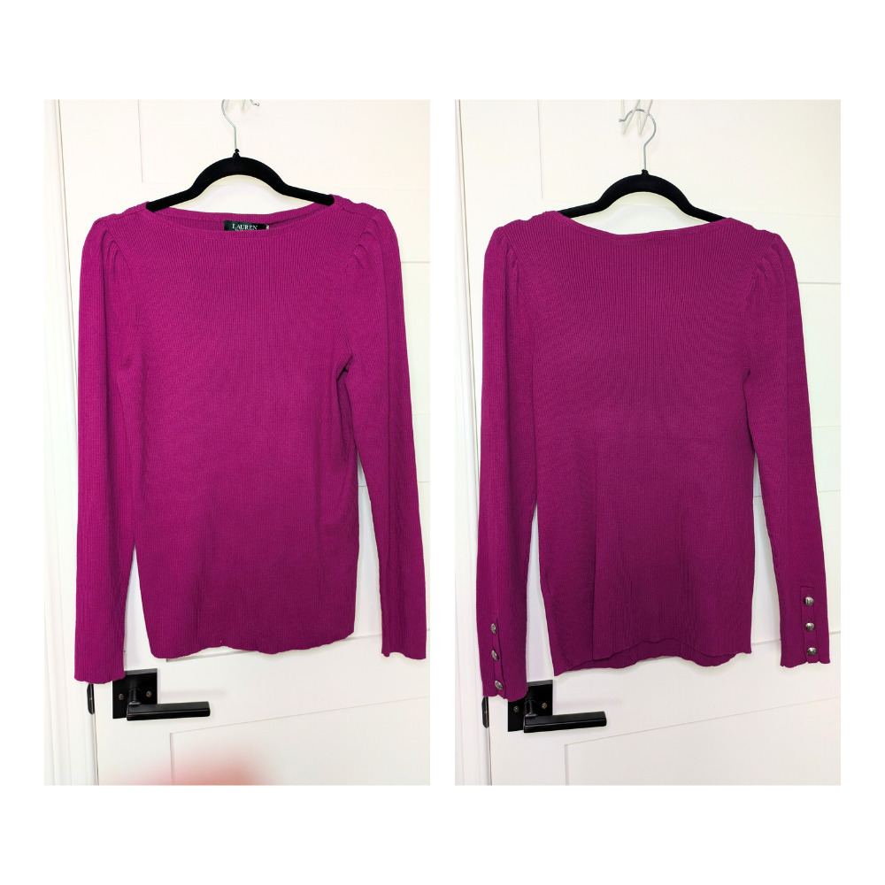 NWT LAUREN Long Sleeve Sweater